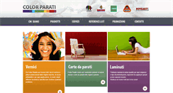 Desktop Screenshot of colorparatiroma.it